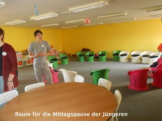 Raum für die Mittagspause der Jüngeren
 
