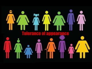 Tolerance of appearance
 