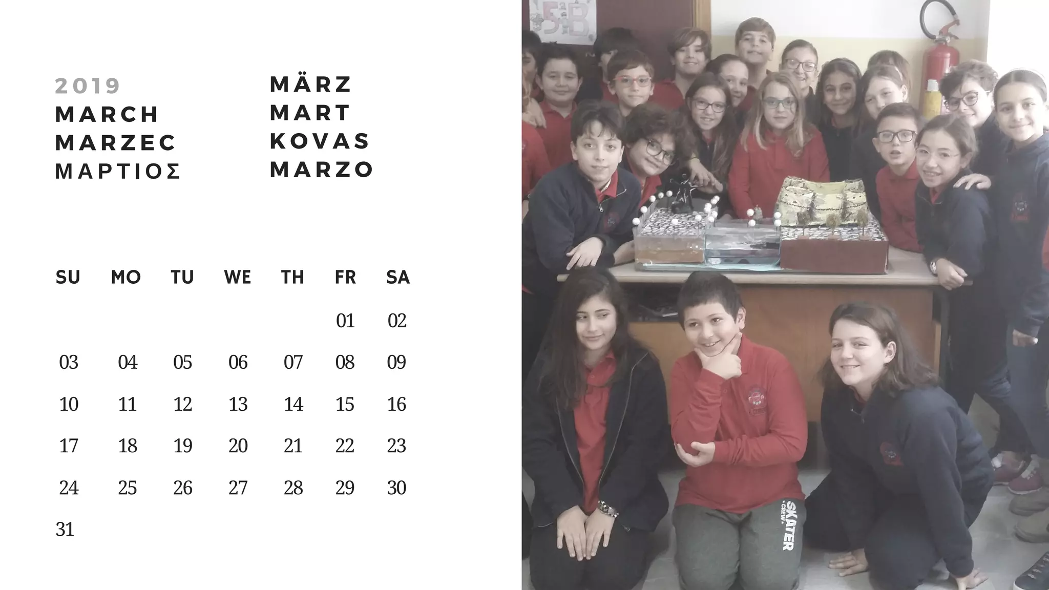 Erasmus calendar PPT