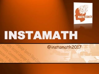 INSTAMATH
@instamath2017
 