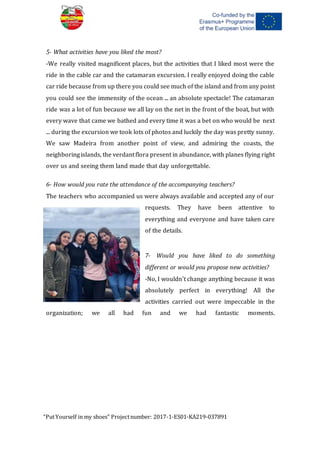 Erasmus Interview To The Familys And Students By Gabriella Pdf