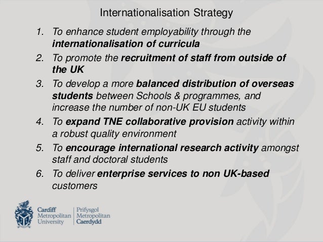 Cardiff metropolitan university international strategy