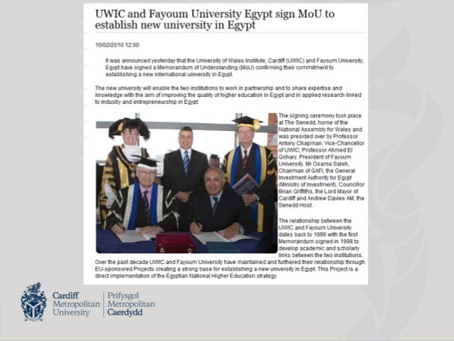 Cardiff metropolitan university internationalisation strategy