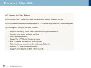 Erasmus + | 2014 - 2020

 