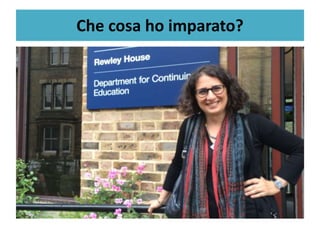 Che cosa ho imparato?
 