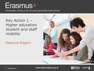 Key Action 1 –
Higher education
student and staff
mobility
Rebecca Rogers

 