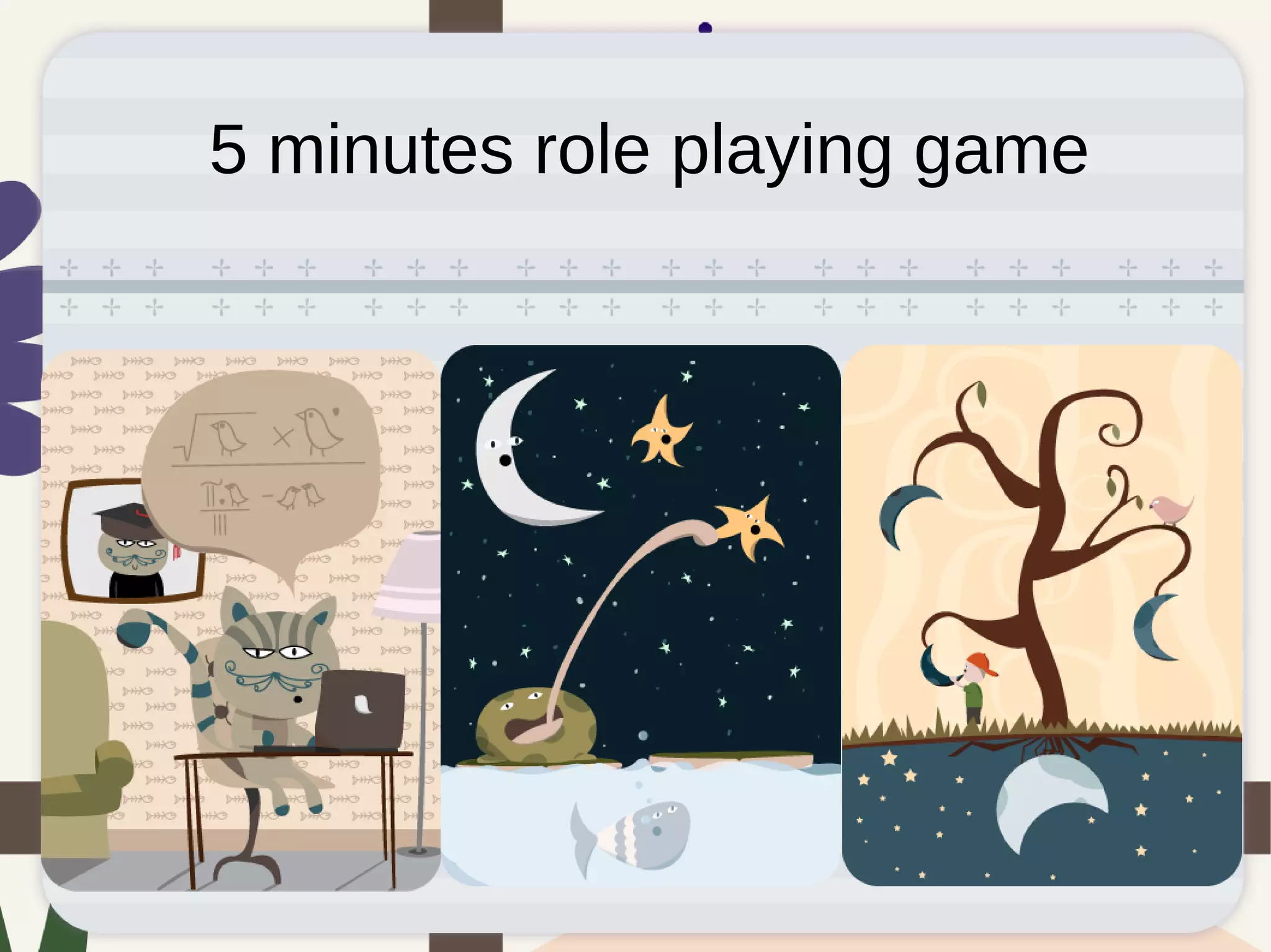 5 minutes role playing game