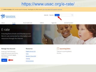 https://www.usac.org/e-rate/
 