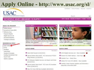 Apply Online - http://www.usac.org/sl/

 