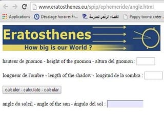 Erathosthenes 2015. E/P16Rue de Russie.