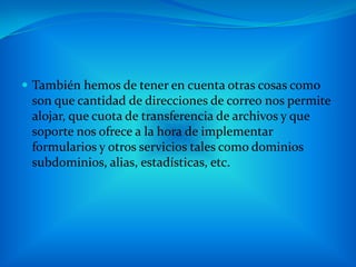 HOSTING Y PÀGINA WEB