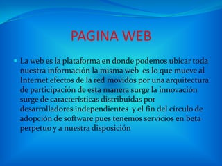 HOSTING Y PÀGINA WEB