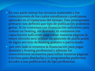 HOSTING Y PÀGINA WEB