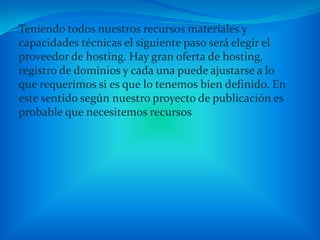 HOSTING Y PÀGINA WEB