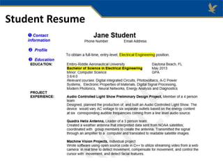 Student Resume
 