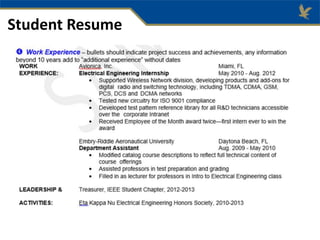 Student Resume
 