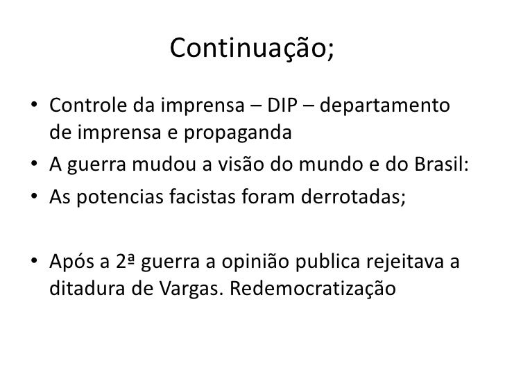 Comente A Função Do Departamento De Imprensa E Propaganda