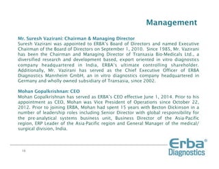 Erba investor presentation PPT
