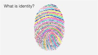 Fabian Vogelsteller, web3.js and Mist Developer, Ethereum 
@feindura
http://frozeman.de/blog
What is identity?
 