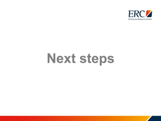 Next steps
 