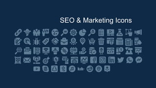 SEO & Marketing Icons
 