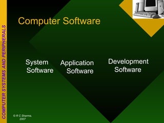Computer Software Application Software Development Software System Software 