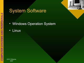 System Software Windows Operation System Linux 