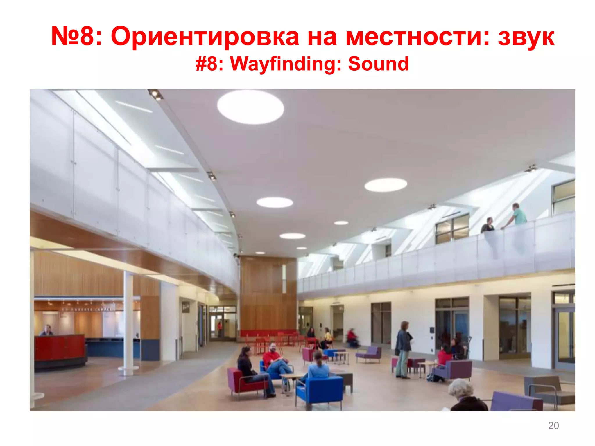 №8: Ориентировка на местности: звук
#8: Wayfinding: Sound
20
 