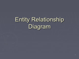 11
Entity RelationshipEntity Relationship
DiagramDiagram
 