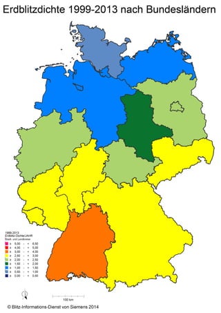 Der Blitz-Atlas für Deutschland