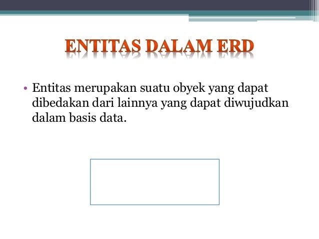 Erd dan contoh kasus