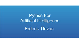 Python for Artificial Intelligence: Enabling Smart Cities and Digital ...