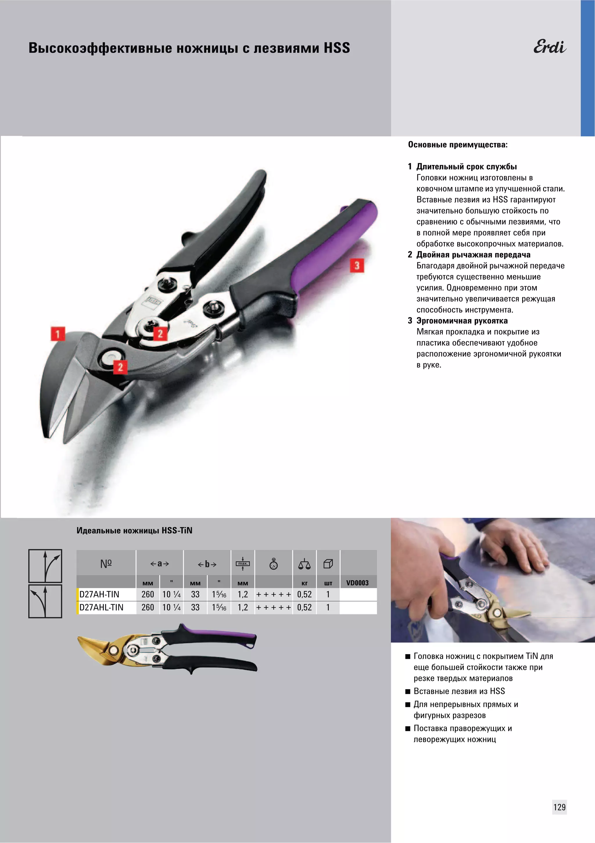 ǐȉǿǼǸǼȋȂȂǳǸȀǶǰǻȉǳ ǻǼǴǻǶȄȉ ǿ ǹǳǵǰǶȍǺǶ HSS 
129 
ǜǿǻǼǰǻȉǳ ǽǾǳǶǺȁȇǳǿȀǰǮ: 
1 ǒǹǶȀǳǹȊǻȉǷ ǿǾǼǸ ǿǹȁǴǯȉ 
ǑǼǹǼǰǸǶ ǻǼǴǻǶȄ ǶǵǱǼȀǼǰǹǳǻȉ ǰ 
ǸǼǰǼȅǻǼǺ ȆȀǮǺǽǳ Ƕǵ ȁǹȁȅȆǳǻǻǼǷ ǿȀǮǹǶ. 
ǐǿȀǮǰǻȉǳ ǹǳǵǰǶȍ Ƕǵ HSS ǱǮǾǮǻȀǶǾȁȌȀ 
ǵǻǮȅǶȀǳǹȊǻǼ ǯǼǹȊȆȁȌ ǿȀǼǷǸǼǿȀȊ ǽǼ 
ǿǾǮǰǻǳǻǶȌ ǿ ǼǯȉȅǻȉǺǶ ǹǳǵǰǶȍǺǶ, ȅȀǼ 
ǰ ǽǼǹǻǼǷ ǺǳǾǳ ǽǾǼȍǰǹȍǳȀ ǿǳǯȍ ǽǾǶ 
ǼǯǾǮǯǼȀǸǳ ǰȉǿǼǸǼǽǾǼȅǻȉȃ ǺǮȀǳǾǶǮǹǼǰ. 
2 ǒǰǼǷǻǮȍ ǾȉȅǮǴǻǮȍ ǽǳǾǳǲǮȅǮ 
ǏǹǮǱǼǲǮǾȍ ǲǰǼǷǻǼǷ ǾȉȅǮǴǻǼǷ ǽǳǾǳǲǮȅǳ 
ȀǾǳǯȁȌȀǿȍ ǿȁȇǳǿȀǰǳǻǻǼ ǺǳǻȊȆǶǳ 
ȁǿǶǹǶȍ. ǜǲǻǼǰǾǳǺǳǻǻǼ ǽǾǶ ȋȀǼǺ 
ǵǻǮȅǶȀǳǹȊǻǼ ȁǰǳǹǶȅǶǰǮǳȀǿȍ ǾǳǴȁȇǮȍ 
ǿǽǼǿǼǯǻǼǿȀȊ ǶǻǿȀǾȁǺǳǻȀǮ. 
3 ǫǾǱǼǻǼǺǶȅǻǮȍ ǾȁǸǼȍȀǸǮ 
ǚȍǱǸǮȍ ǽǾǼǸǹǮǲǸǮ Ƕ ǽǼǸǾȉȀǶǳ Ƕǵ 
ǽǹǮǿȀǶǸǮ ǼǯǳǿǽǳȅǶǰǮȌȀ ȁǲǼǯǻǼǳ 
ǾǮǿǽǼǹǼǴǳǻǶǳ ȋǾǱǼǻǼǺǶȅǻǼǷ ǾȁǸǼȍȀǸǶ 
ǰ ǾȁǸǳ. 
■ ǑǼǹǼǰǸǮ ǻǼǴǻǶȄ ǿ ǽǼǸǾȉȀǶǳǺ TiN ǲǹȍ 
ǳȇǳ ǯǼǹȊȆǳǷ ǿȀǼǷǸǼǿȀǶ ȀǮǸǴǳ ǽǾǶ 
ǾǳǵǸǳ ȀǰǳǾǲȉȃ ǺǮȀǳǾǶǮǹǼǰ 
■ ǐǿȀǮǰǻȉǳ ǹǳǵǰǶȍ Ƕǵ HSS 
■ ǒǹȍ ǻǳǽǾǳǾȉǰǻȉȃ ǽǾȍǺȉȃ Ƕ 
ȂǶǱȁǾǻȉȃ ǾǮǵǾǳǵǼǰ 
■ ǝǼǿȀǮǰǸǮ ǽǾǮǰǼǾǳǴȁȇǶȃ Ƕ 
ǹǳǰǼǾǳǴȁȇǶȃ ǻǼǴǻǶȄ 
ǖǲǳǮǹȊǻȉǳ ǻǼǴǻǶȄȉ HSS-TiN 
ǺǺ  ǺǺ  ǺǺ ǸǱ ȆȀ VD0003 
D27AH-TIN 260 10 R 33 1T 1,2 + + + + + 0,52 1 
D27AHL-TIN 260 10 R 33 1T 1,2 + + + + + 0,52 1 
 