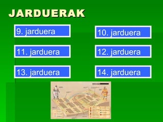JARDUERAK 9. jarduera 10. jarduera 11. jarduera 12. jarduera 13. jarduera 14. jarduera 
