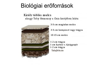 Biológiai erőforrások
 