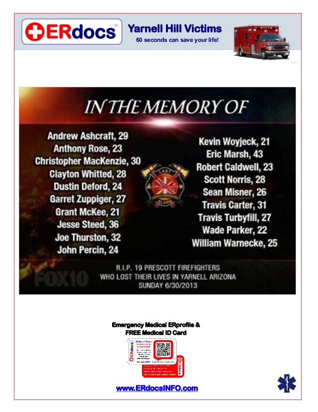 Yarnell Hill Fire Victims