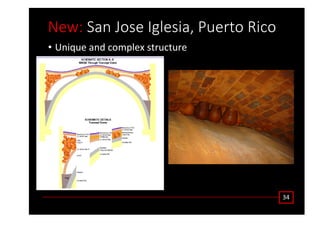 • hŶŝƋƵĞ ĂŶĚ ĐŽŵƉůĞǆ ƐƚƌƵĐƚƵƌĞ
ϯϰ
EĞǁ͗ ^ĂŶ :ŽƐĞ /ŐůĞƐŝĂ͕ WƵĞƌƚŽ ZŝĐŽ
 