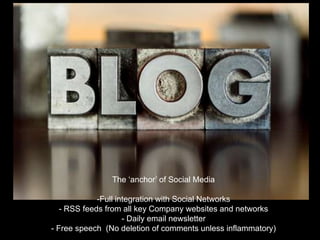 Yes.....many companies are shouting and  beating their chests with pride‘We have a Facebook page and a Twitter Account’