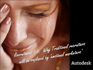 ‘’Some reflections”Recruitment 3.0:  Why Traditional recruiters will be replaced by ‘emotional marketers’