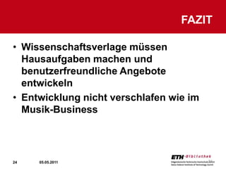 PDF etabliert bei e-Journals und im Wissenschaftsbereich