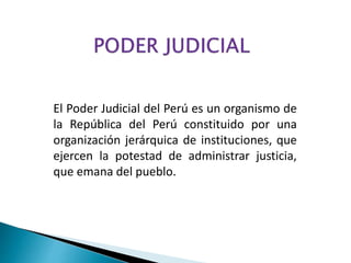 El Palacio de Justicia de Lima es un edificio
característico de la ciudad peruana de Lima, sede de la
Corte Suprema de l...