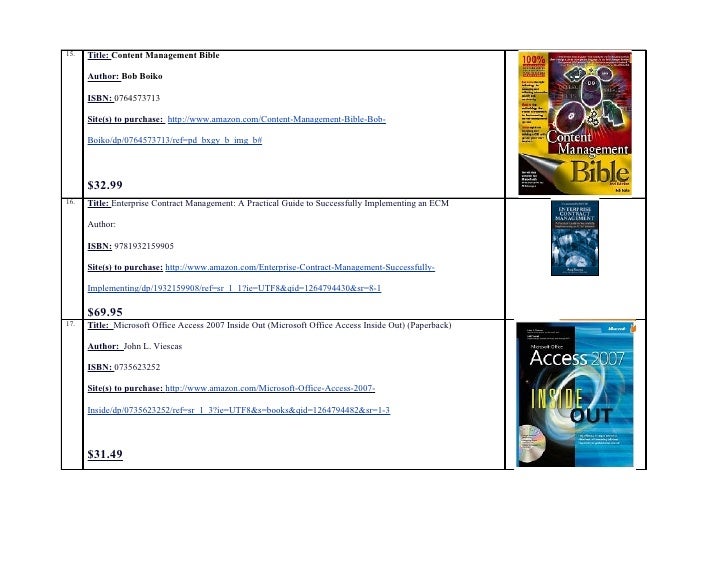 E Records Resource Recommendations