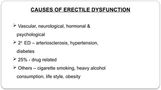 Erectile dysfunction OF MALE SEXUAL ORGAN.pptx