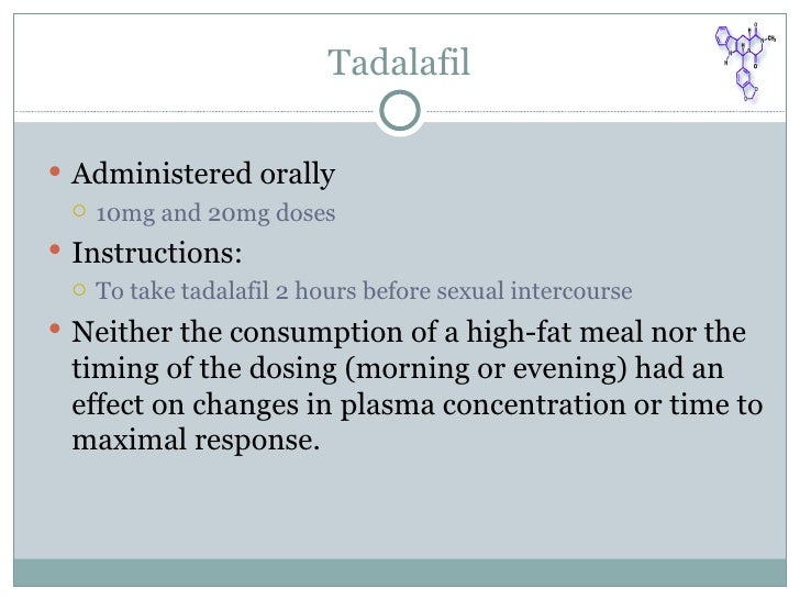 How long before sex to take cialis