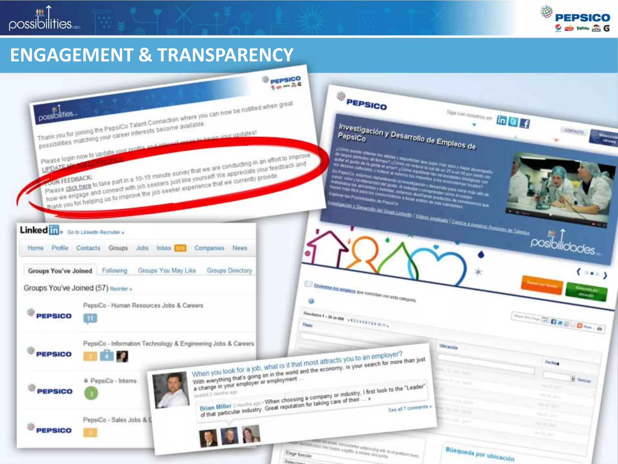 ENGAGEMENT & TRANSPARENCY