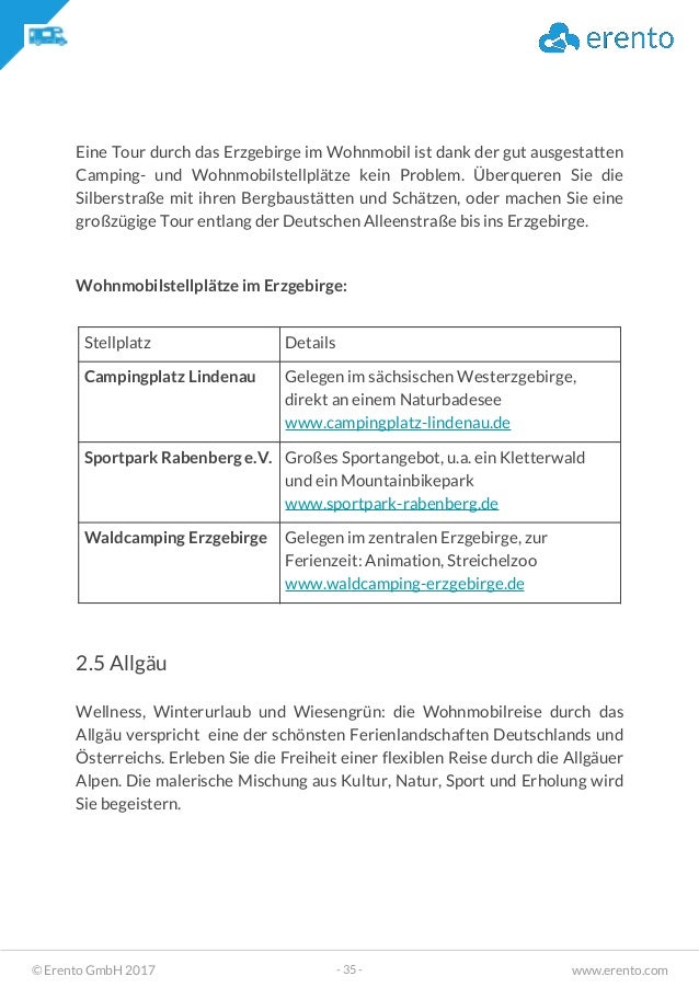 Erento Wohnmobil Ratgeber