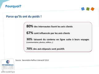 Parce qu’ils ont du poids !
Pourquoi?
 