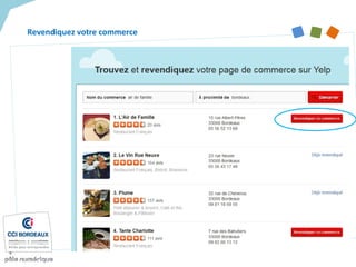 Revendiquez votre commerce
 