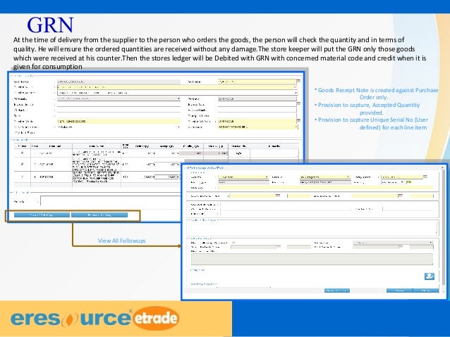Erp system for trading company