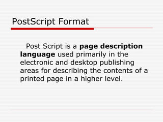 Post Postscript Meaning E resources | PPT
